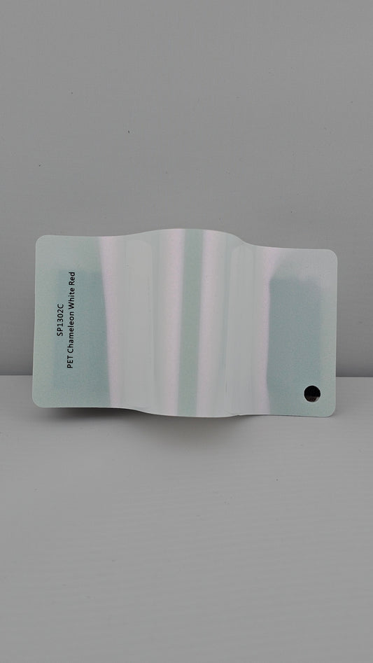 RedWrap Car Wrap Special Effects Chameleon White Red Gloss