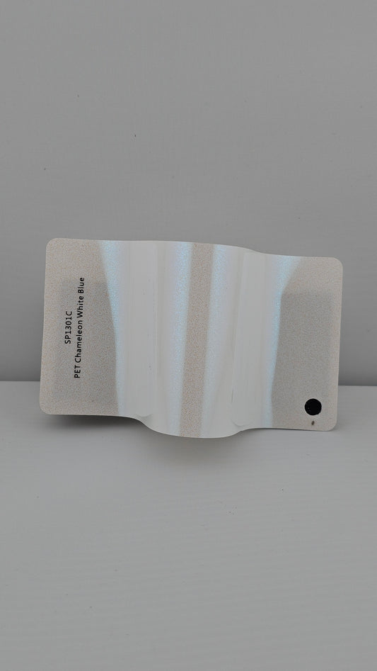 RedWrap Car Wrap Special Effects Chameleon White Blue Gloss