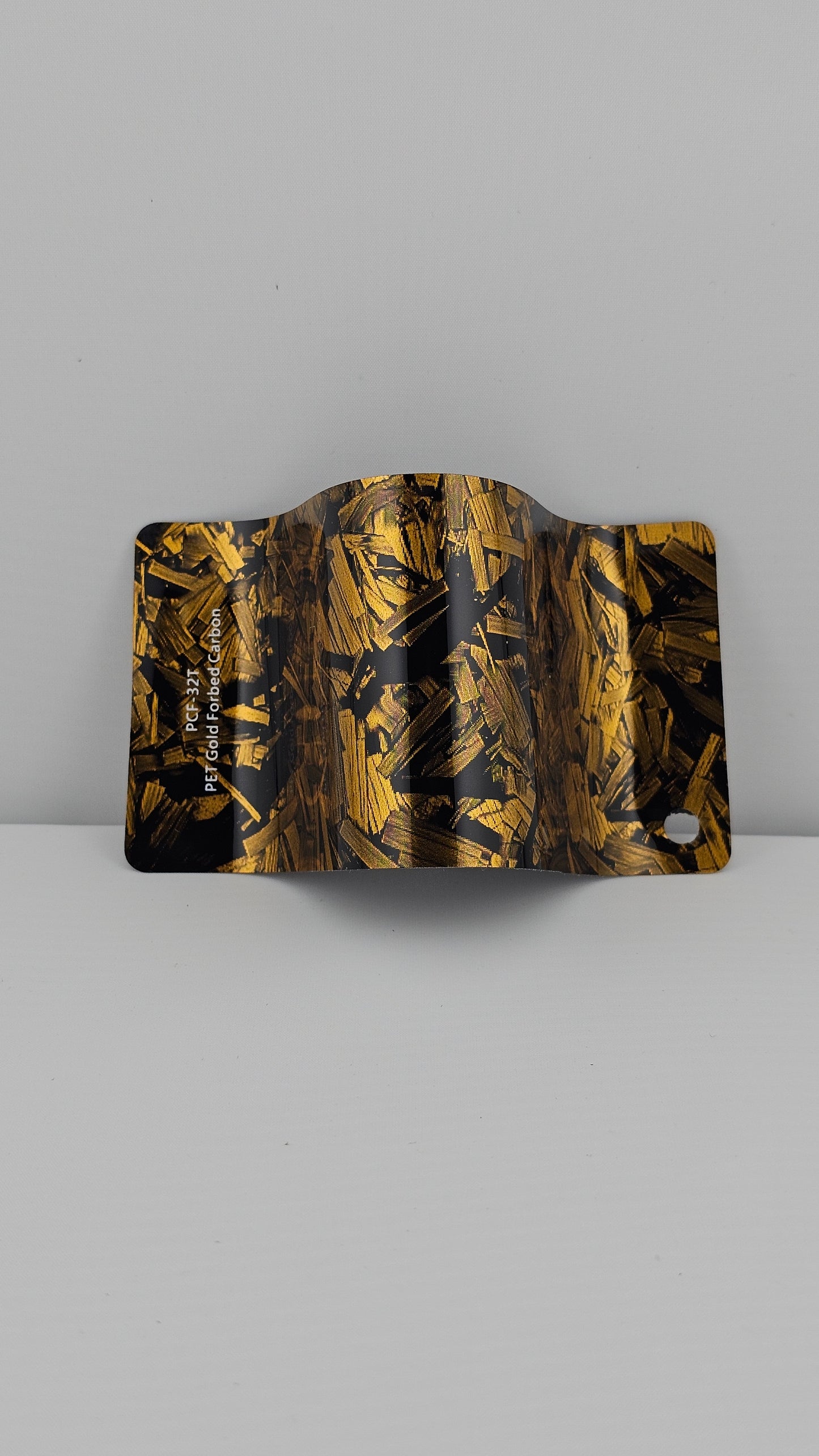 RedWrap Car Wrap Structured Matte Gold Forged Carbon