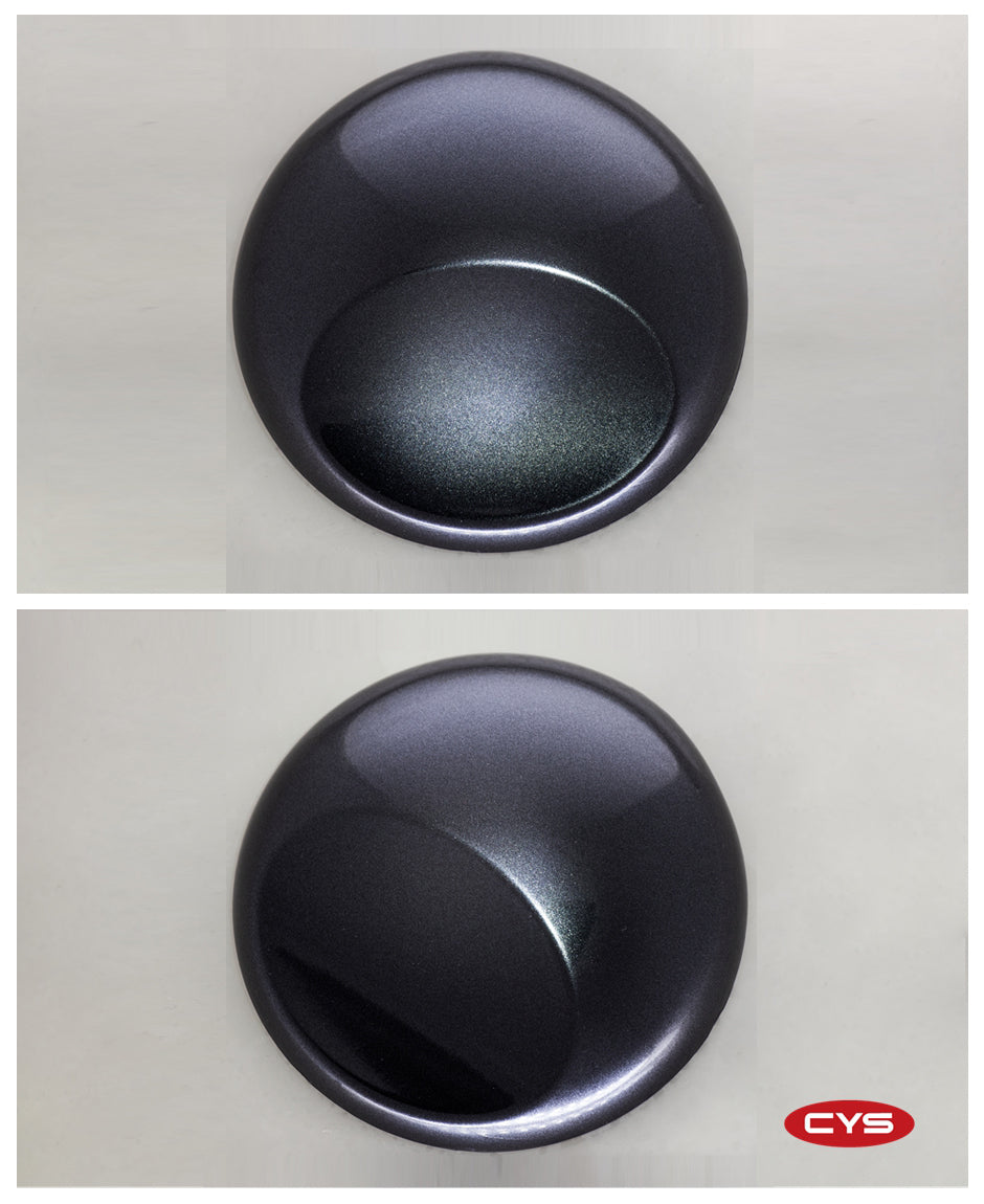 doua bile gri inchis metalizat