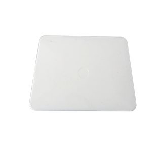 racleta alba in forma de trapez