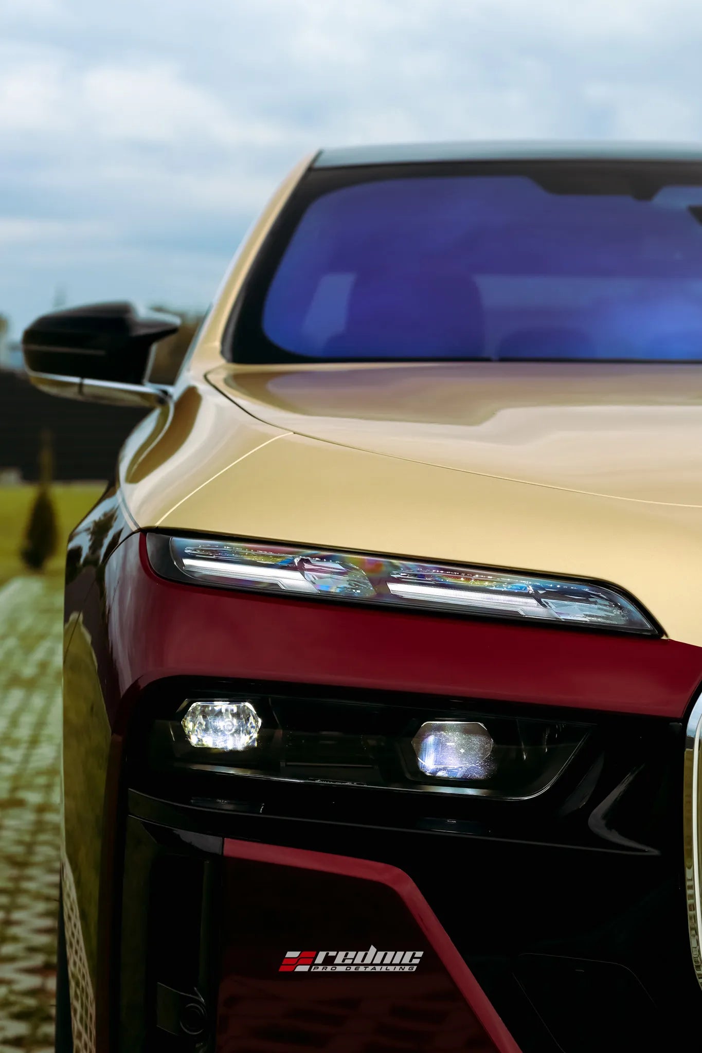 RedShield Super Gloss Metallic Color PPF BMW Milan Gold