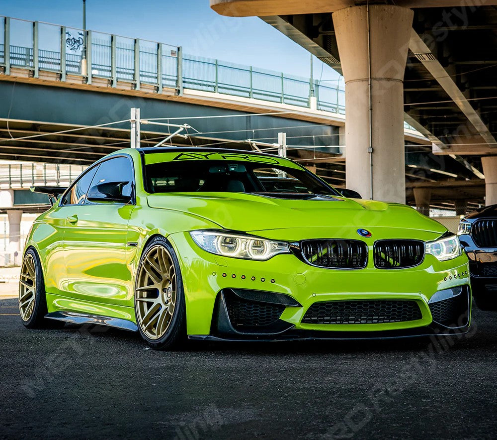 RedWrap Car Wrap Super Gloss Fluorescent Green