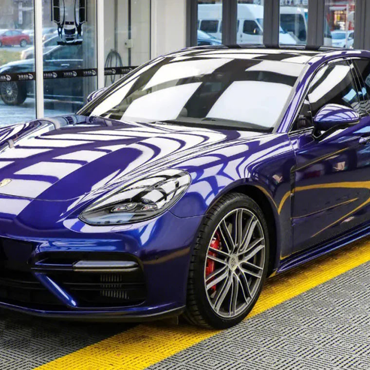 RedWrap Car Wrap Super Gloss Metallic Gentian Blue Metallic