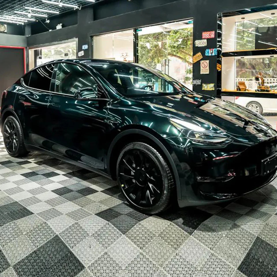 RedWrap Car Wrap Super Special Effects AMG Emerald Green