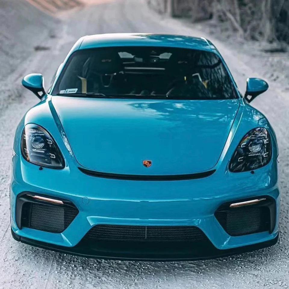 RedWrap Car Wrap Super Gloss Miami Blue