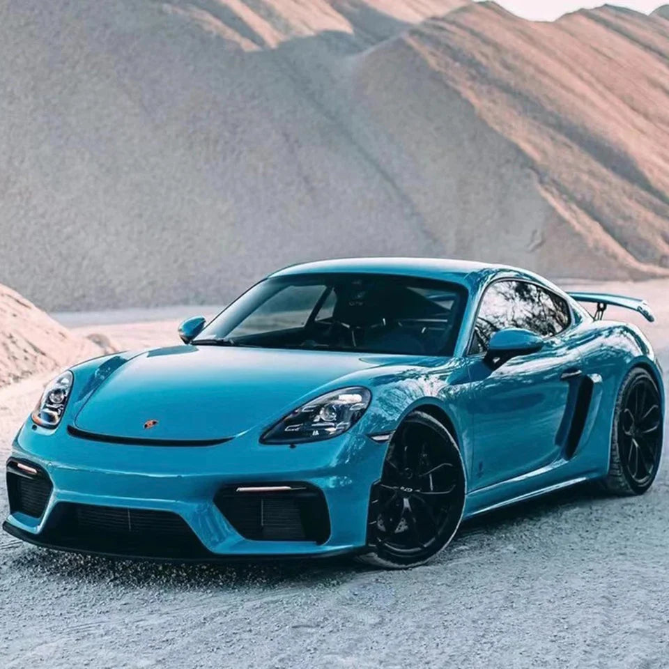 RedWrap Car Wrap Super Gloss Miami Blue