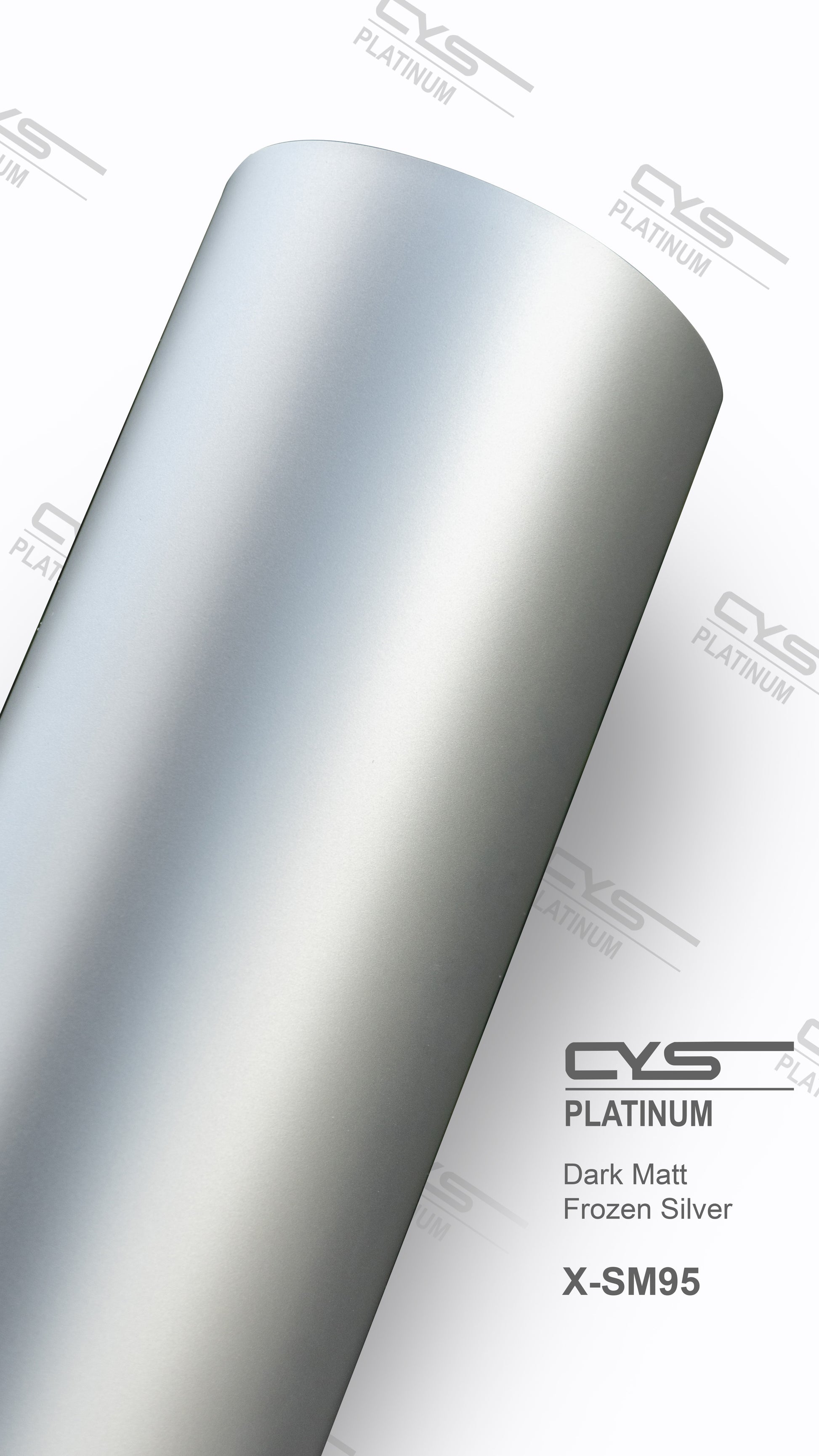 rola folie bleu-argintiu mat