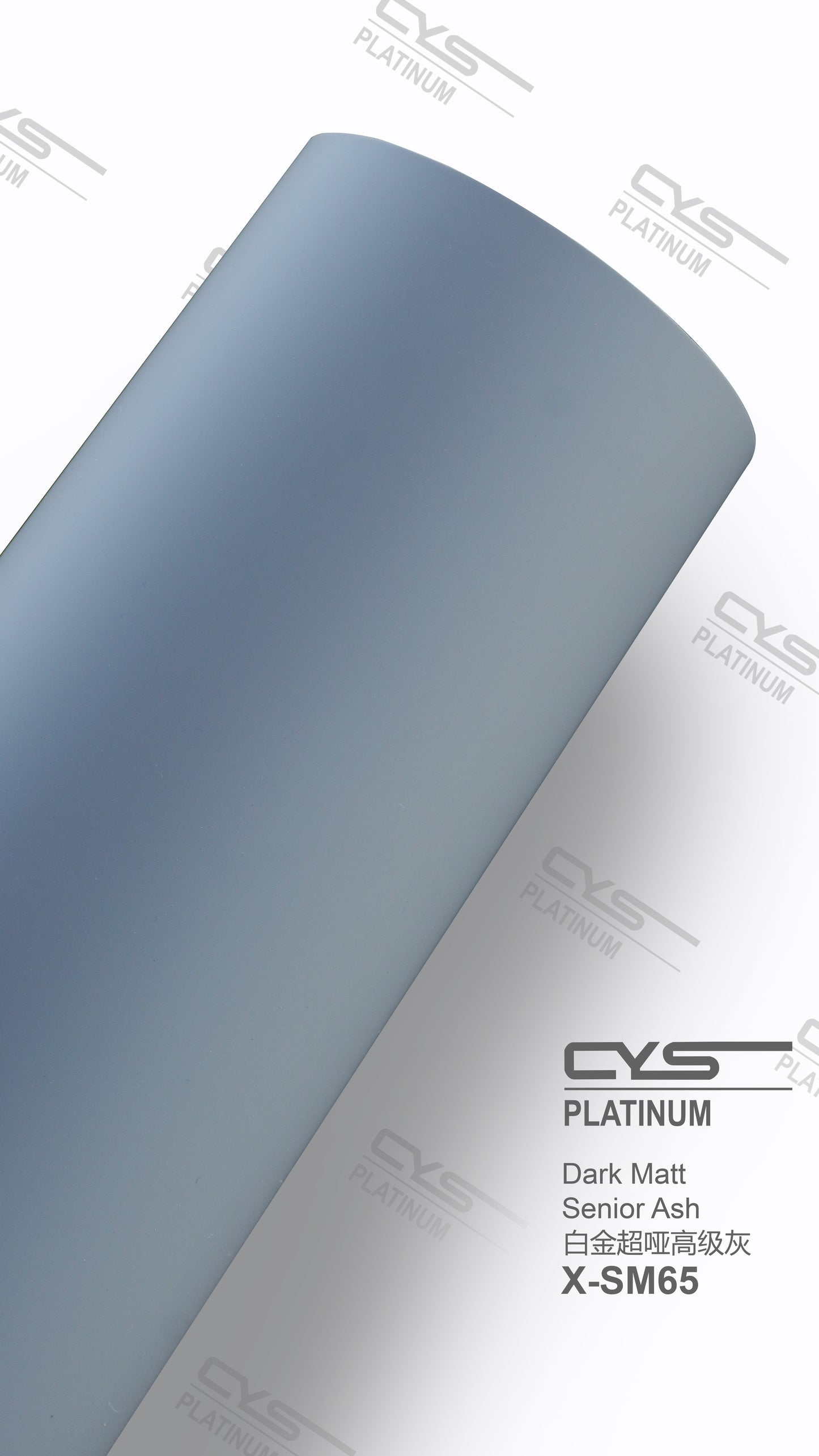 rola folie gri-albastrui mat