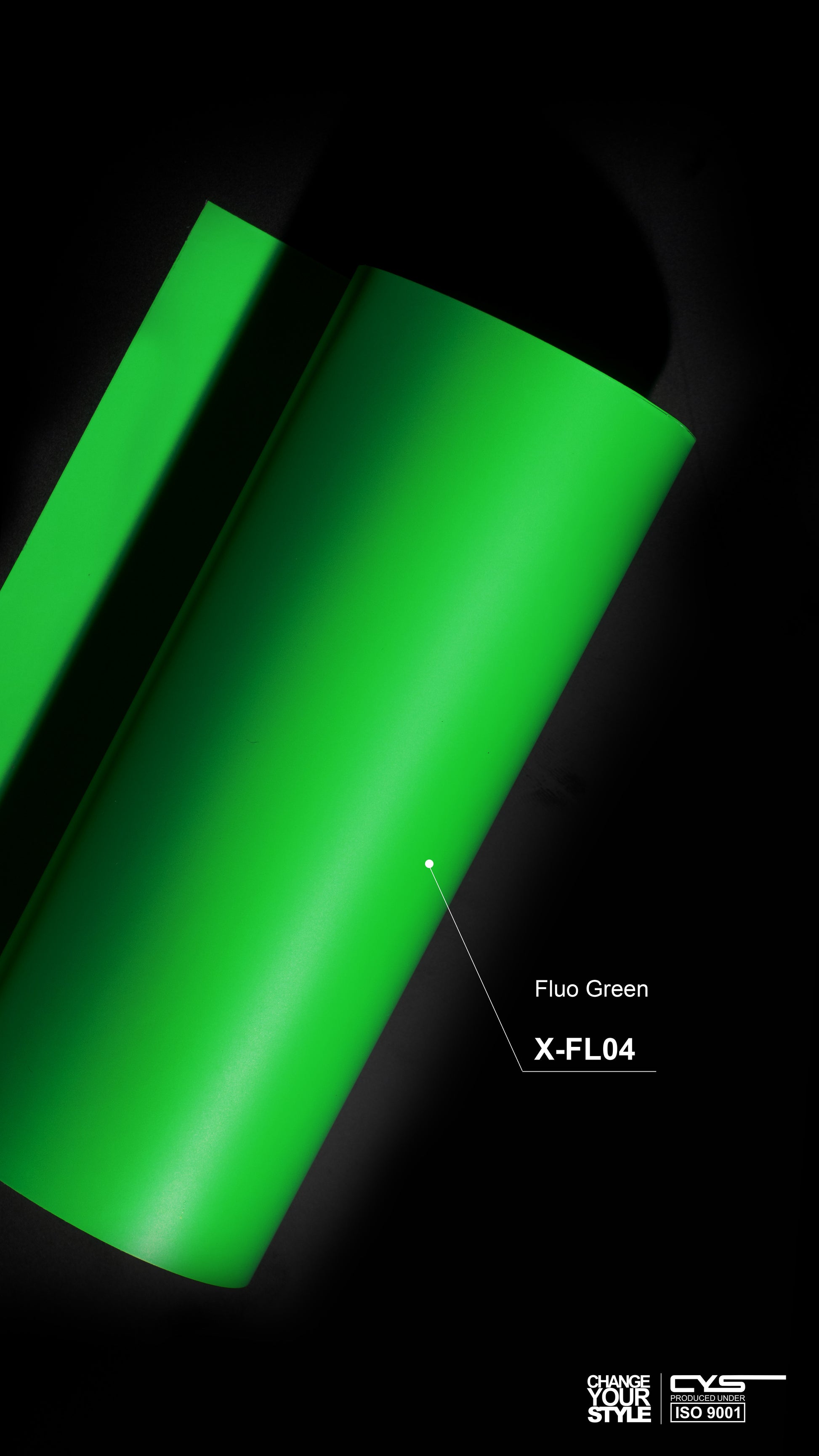 rola folie verde aprins