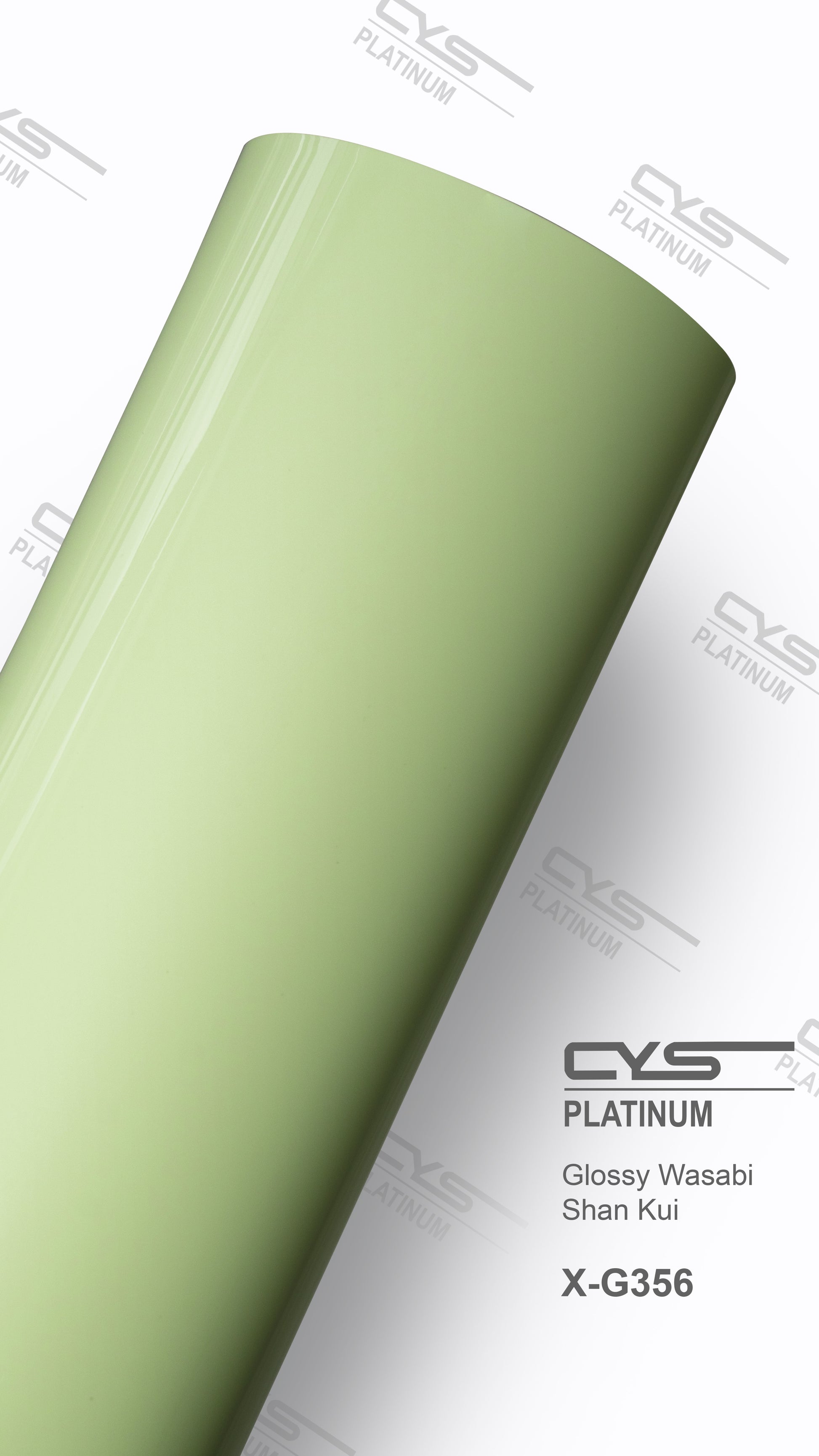 rola folie verde deschis lucios