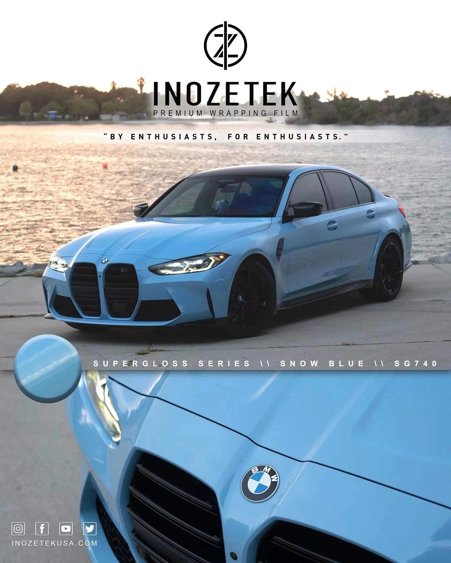 Inozetek Super Gloss SG740 Snow Blue