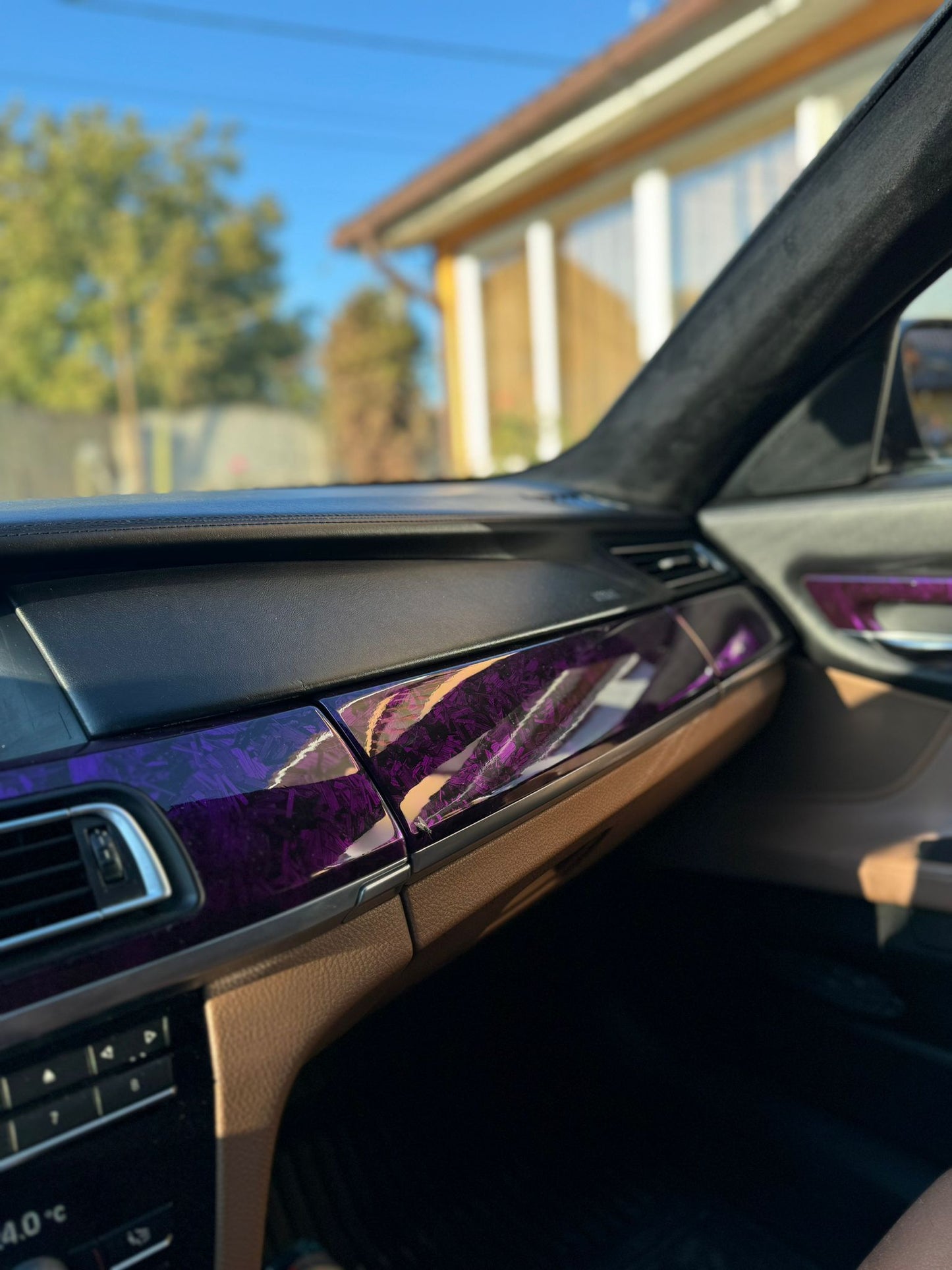 RedWrap Car Wrap Structured Matte Purple Forged Carbon