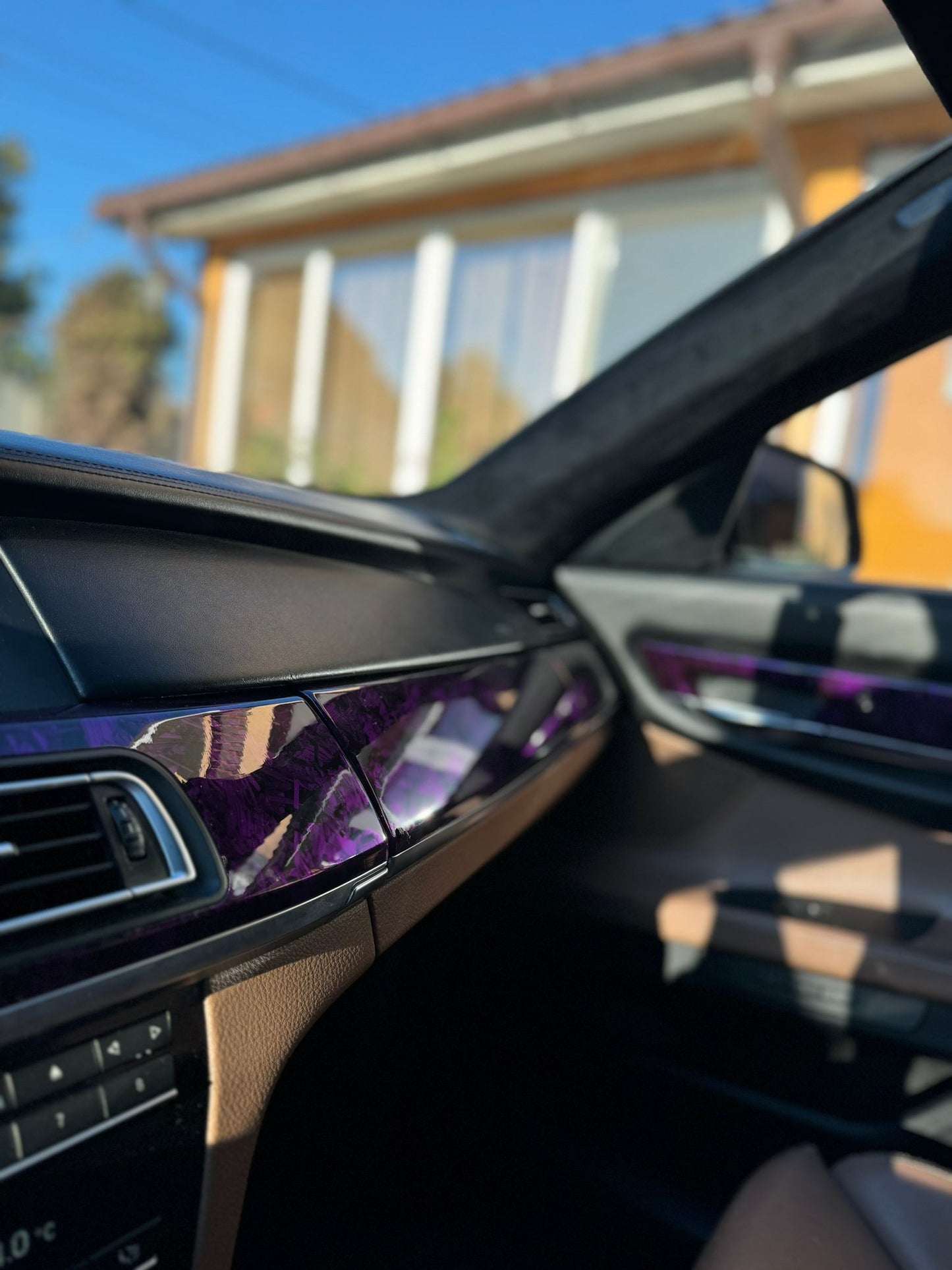 RedWrap Car Wrap Structured Matte Purple Forged Carbon