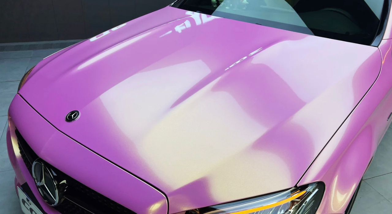 RedWrap Car Wrap Ultimate Glitter Glossy Pink