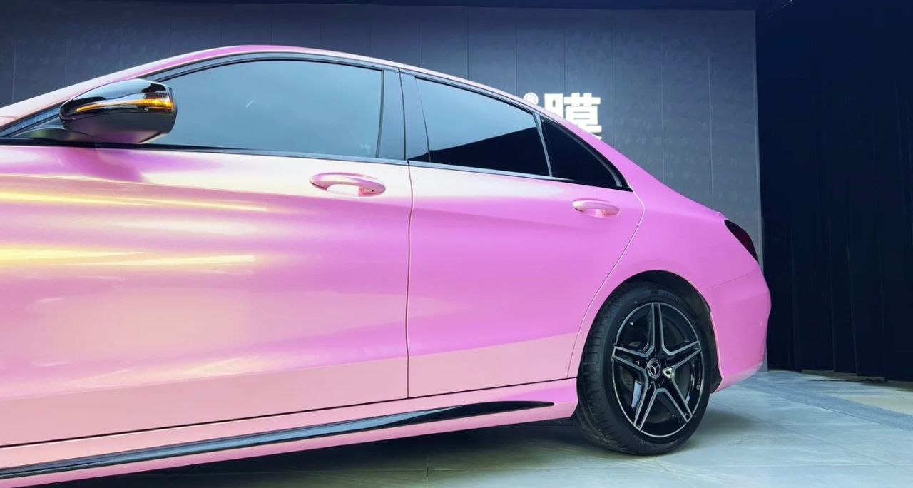 RedWrap Car Wrap Ultimate Glitter Glossy Pink