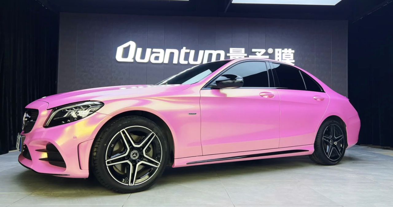 RedWrap Car Wrap Ultimate Glitter Glossy Pink