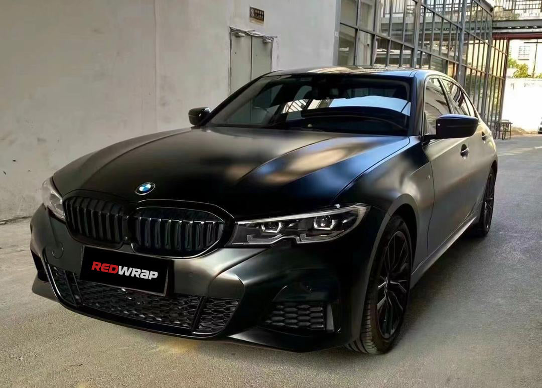 RedWrap Car Wrap Satin Black