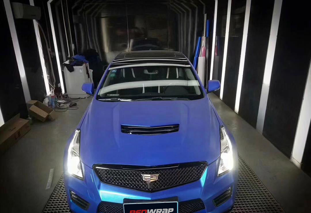 RedWrap Car Wrap Satin Blue