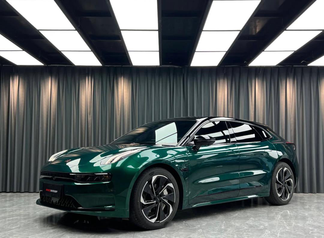 RedWrap Car Wrap Liquid Metal Jet Green Metallic