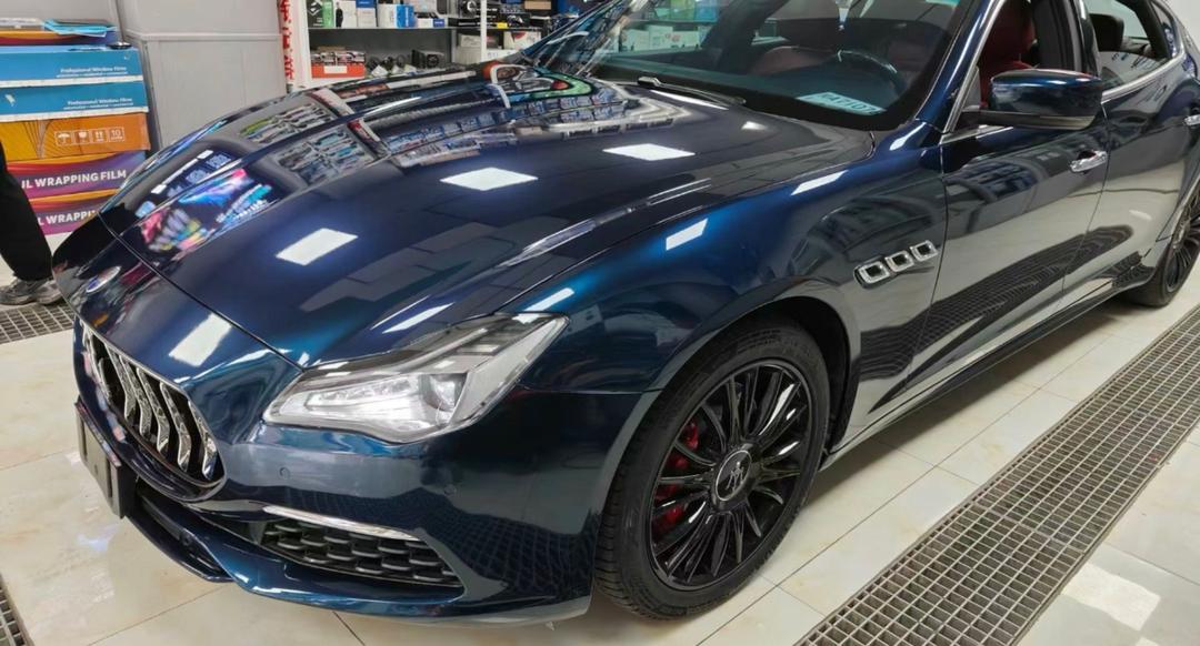 RedWrap Car Super Gloss Metallic Navy Blue