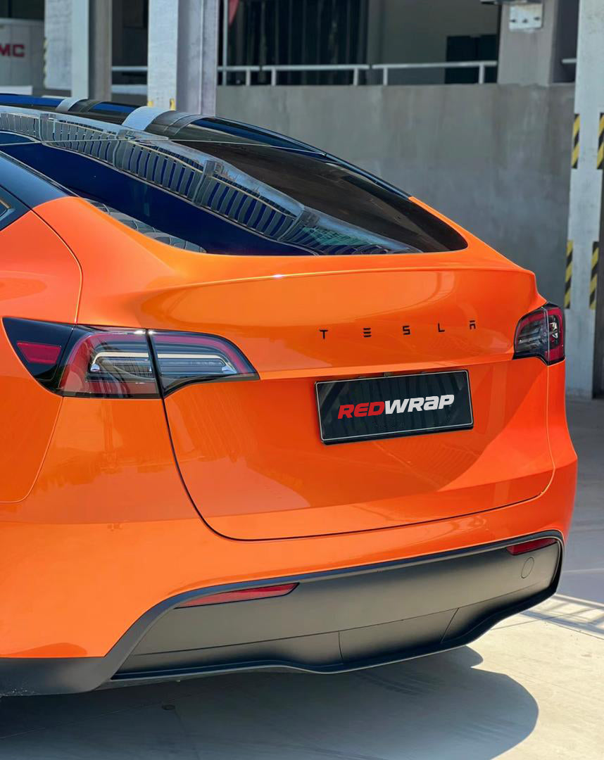 RedWrap Car Wrap Super Gloss Metallic BMW Fire Orange