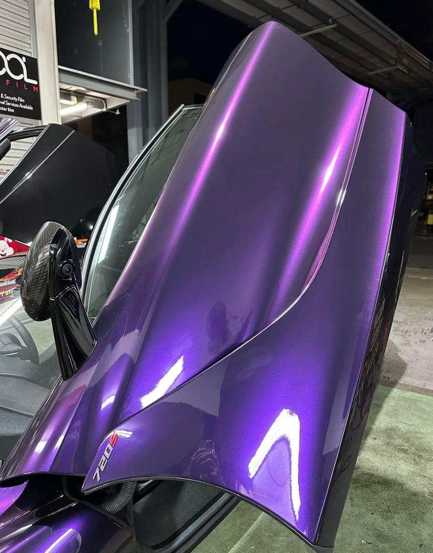 RedWrap Car Wrap Super Gloss Metallic Venetian Purple