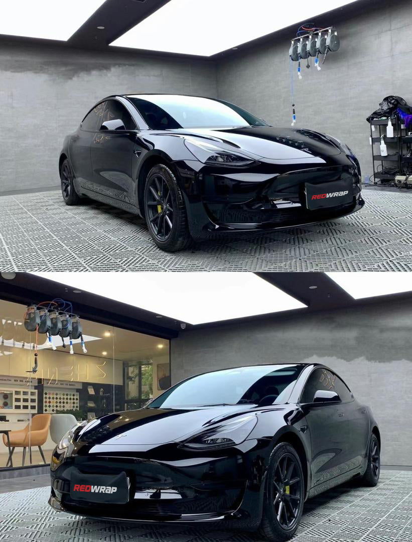 RedWrap Car Wrap Super Gloss Piano Black