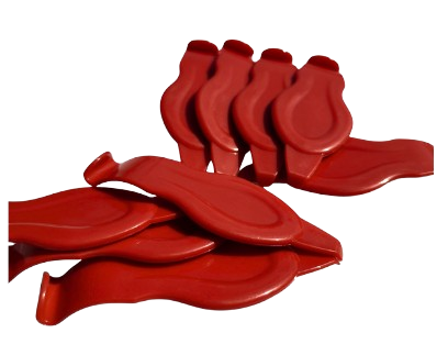 o gramada de raclete portocalii de colt