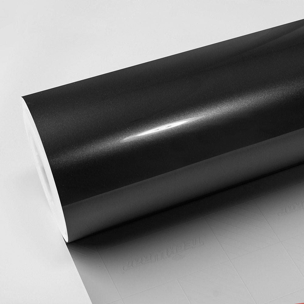 rola autocolant gri inchis metalizat lucios