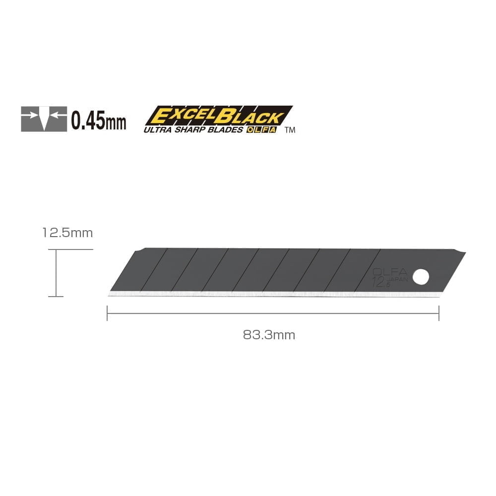 lame neagra segmentata pentru cutter