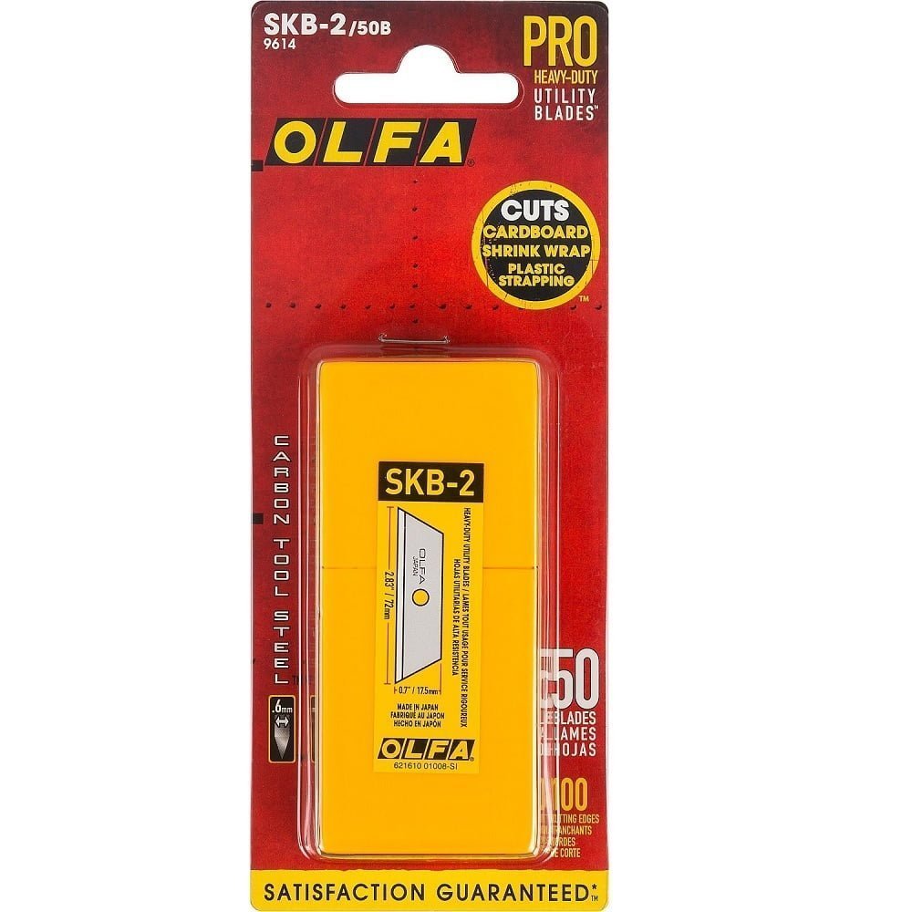 cutie galbena cu lame argintii trapezoidale in ambalaj rosu de carton