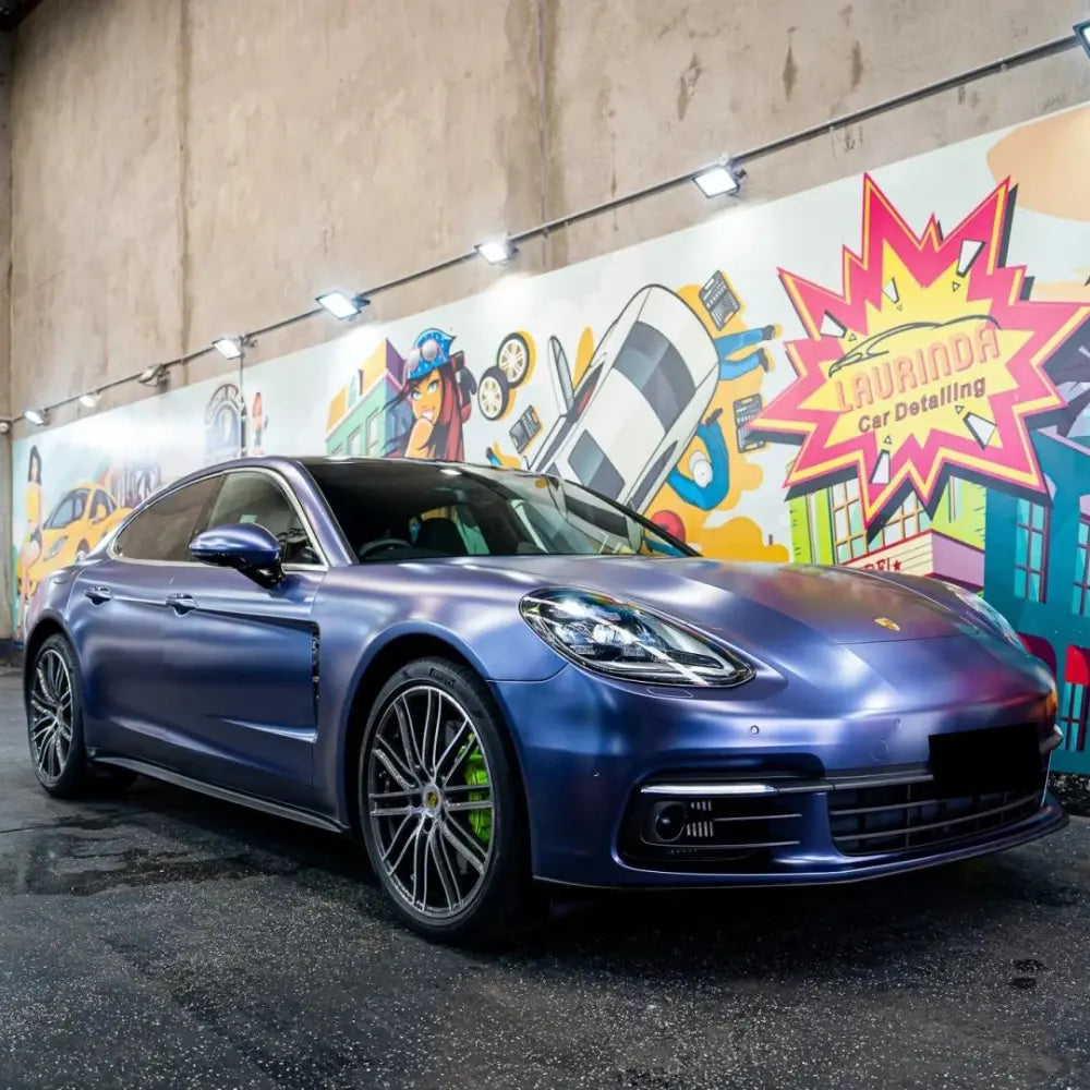 RedWrap Car Wrap Matte Metallic Midnight Blue