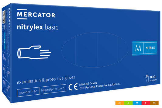 cutie manusi Nitrylex basic dark blue a100