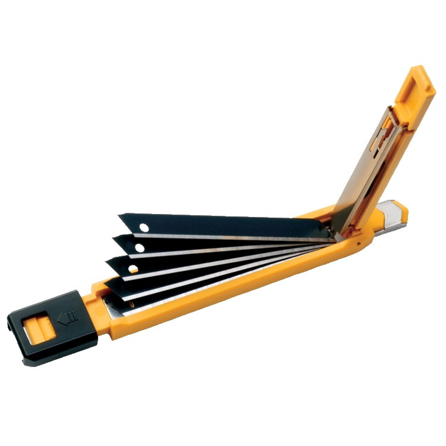 cutter galben desfacut - modul de asezare al lamelor in interior