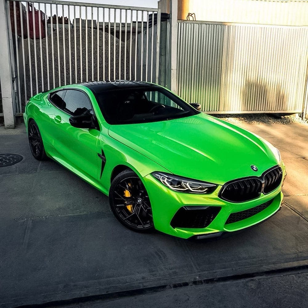 TeckWrap Gloss Metallic Vinyl Wrap (RB-HD) with plastic liner RB22 - Kelly Green