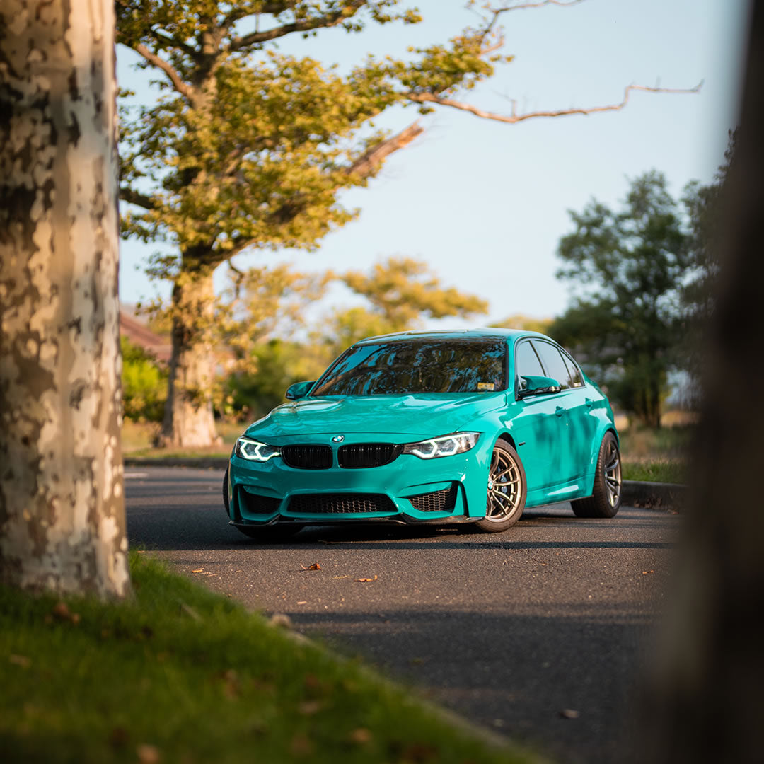 Colant auto albastru - turcoaz - emerald - verzui