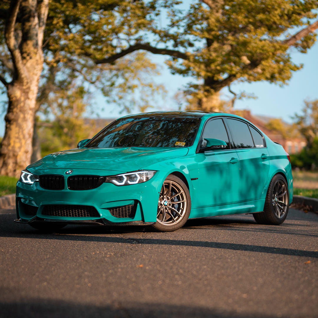 Colant auto albastru - turcoaz - emerald - verzui