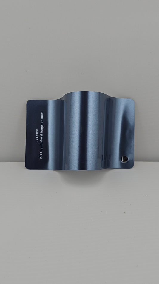 RedWrap Car Wrap Liquid Metal Tungsten Blue