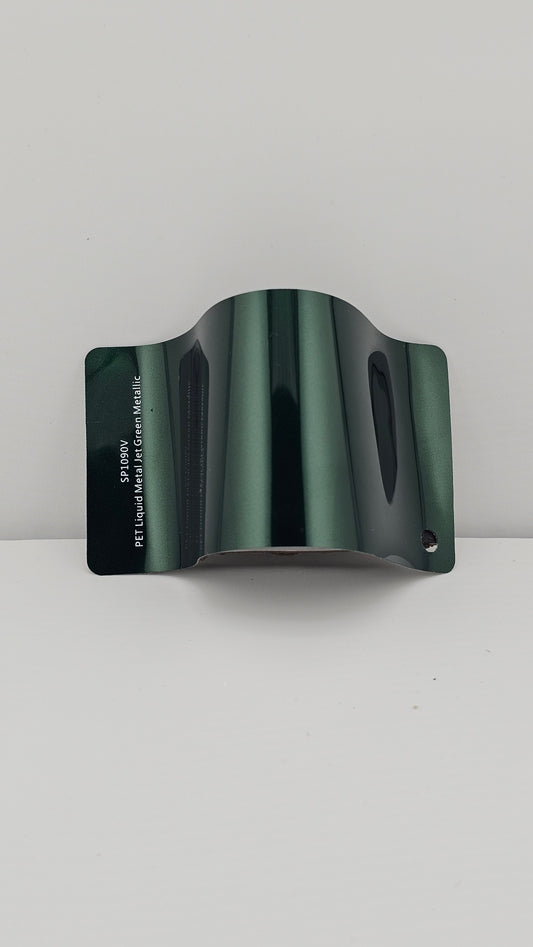 RedWrap Car Wrap Liquid Metal Jet Green Metallic