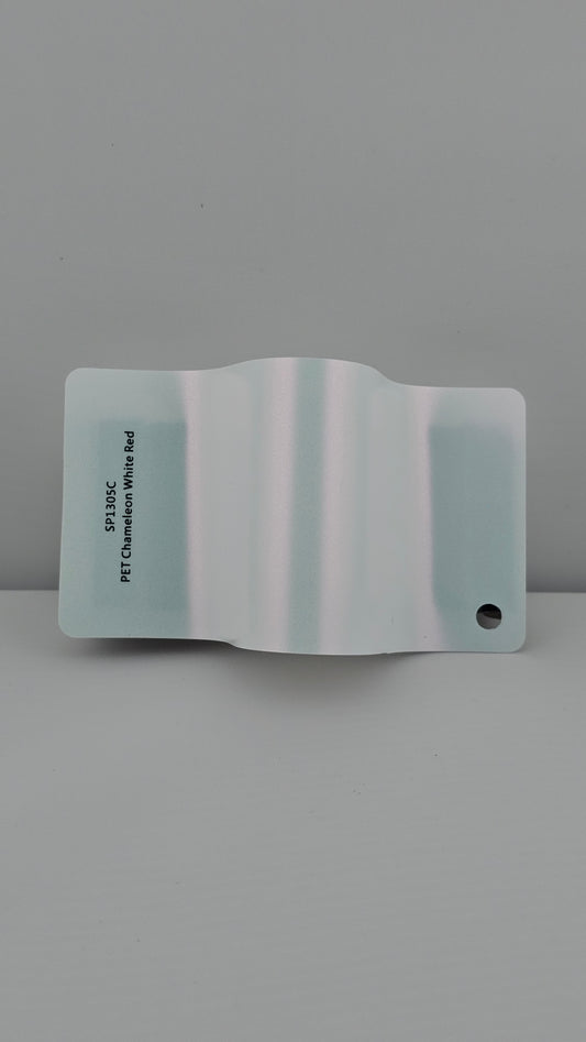 RedWrap Car Wrap Special Effects Chameleon White Red Satin