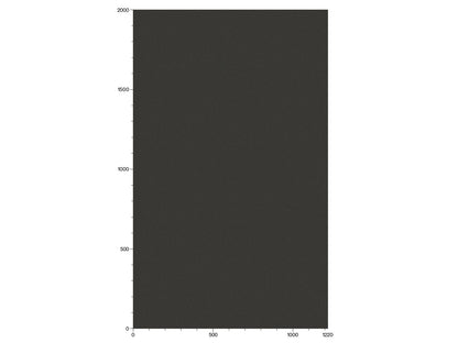 bucata dreptunghiulara de lemn negru care indica dimensiuni, cu o scara de masurare in partea de jos de la 0 la 1220 si in stanga de la 0 la 2000