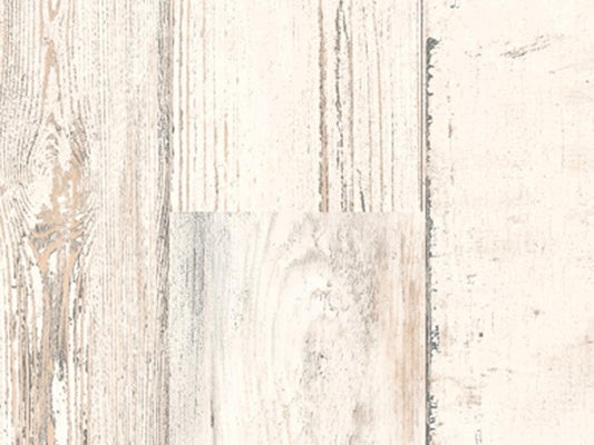 folie arhitecturala alb murdar cu nervuri verticale gri imitand lemnul