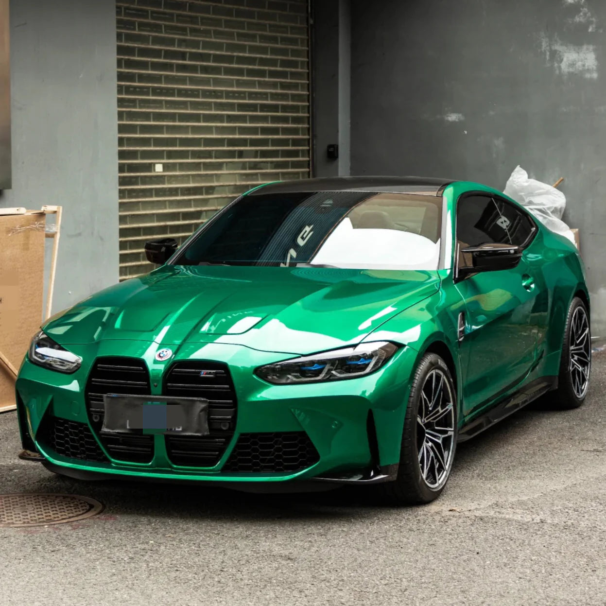 RedWrap Car Wrap Super Gloss Metallic Isle Of Man Green