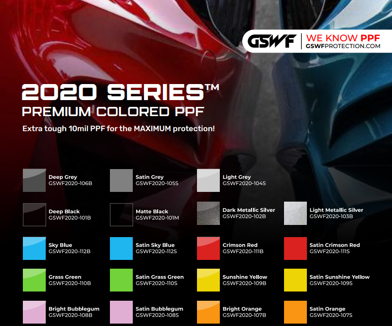 lista culori gswf ppf color
