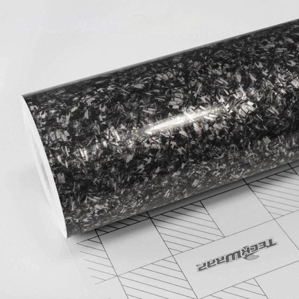 TeckWrap Premium Carbon Fiber RCF08 - Gloss Forged Carbon