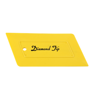 Card dreptungiular galben inscriptionat Diamond Tip