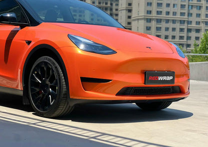 RedWrap Car Wrap Super Gloss Metallic BMW Fire Orange