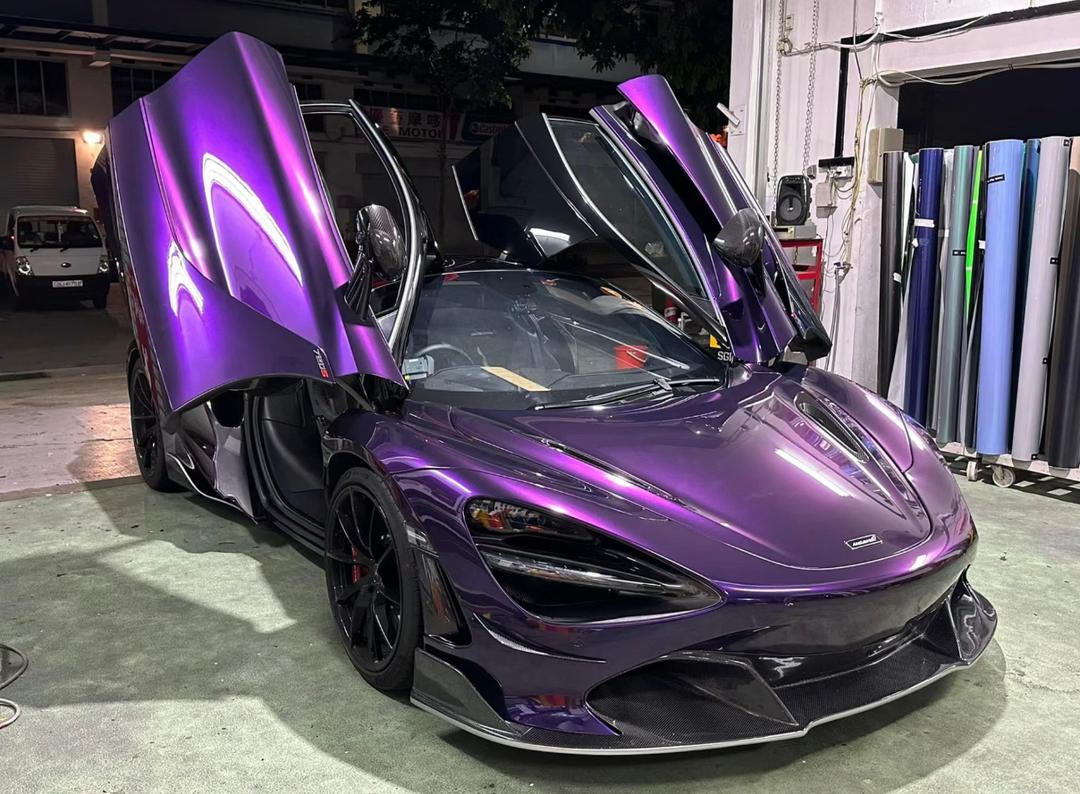 RedWrap Car Wrap Super Gloss Metallic Venetian Purple