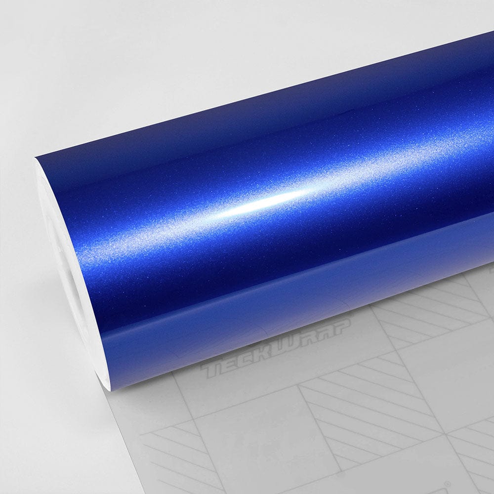 TeckWrap Gloss Aluminum Vinyl Wrap (GAL-HD) with plastic liner GAL02 - Blue Gem